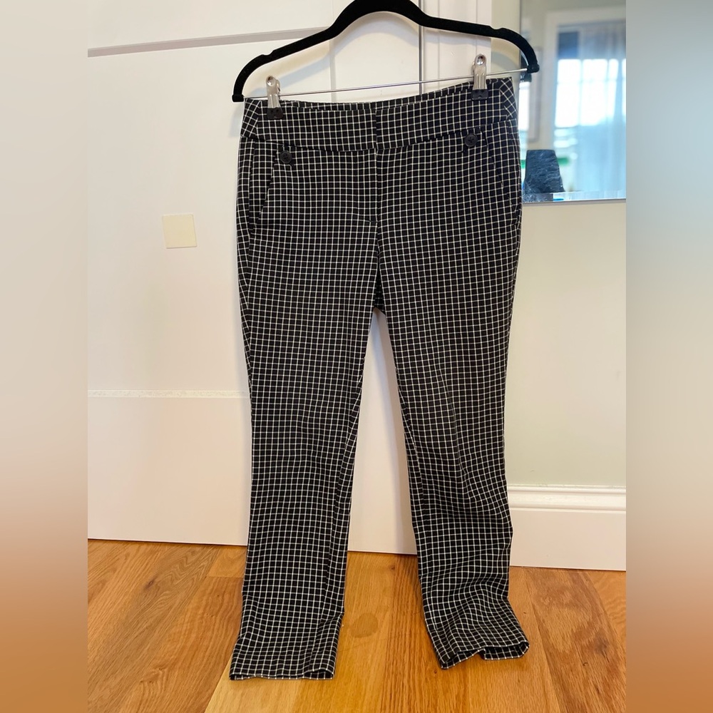 Checked Office Pants